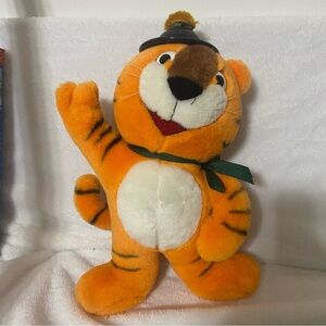 Vintage 1988 Joyful Hodori Seoul Korea Olympics Mascot Orange Tiger Plush